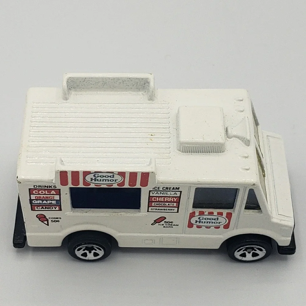 Vtg 1983 Hot Wheels Good Humor Blue White Ice Cream Truck Mattel‎ EUC